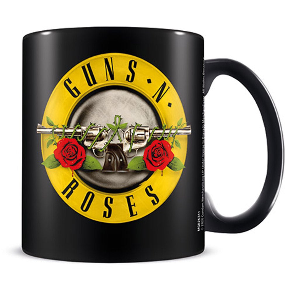 GUNS N ROSES ガンズアンドローゼズ (結成 40周年 ) - Bullet Logo / Black / マグカップ - PGS